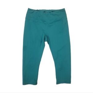 The North Face‎ Women's Green Crop Workout Leggings Medium